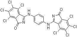 Pigment-žlutá-110-molekulární struktura